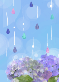 Life with flower -hydrangea-