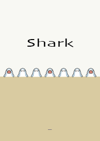 Beige Navy : Kawaii Shark