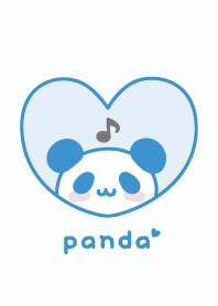 Panda Musical note - Blue