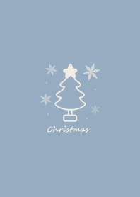 Simple Christmas -smoky blue-