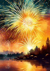 Beautiful Fireworks Theme#771