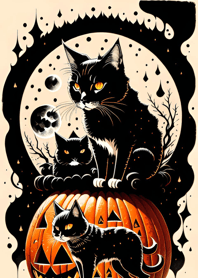 halloween cat Ba7e0a