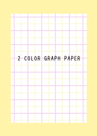 2 COLOR GRAPH PAPERj-PINK&YEL-LIGHT YEL
