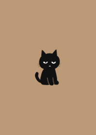 Grumpy Black Cat-B3