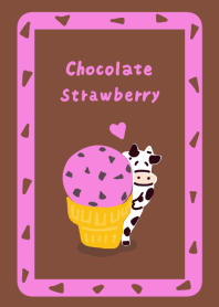Chocolate strawberry and cow3