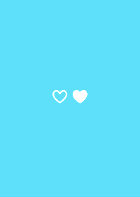 mini ♥ heart 04 - スカイブルー (i)