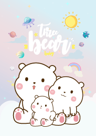 Three Bear Lover Pastel