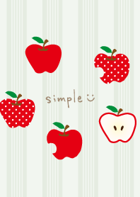 Apples Simple cute17 from Japan
