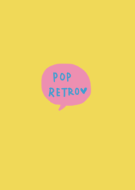 Do not get tired of theme. Pop retro.