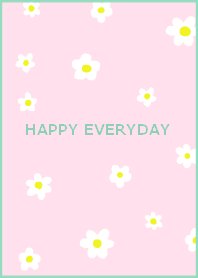 HAPPY EVERYDAY_mintgreenpink