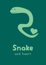Snake & heart Holly GRN