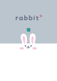 Rabbits. Clover - Dullness Blue