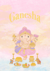 พระพิฆเนศ มีโชคลาภ มั่งคั่งร่ำรวย (pink)