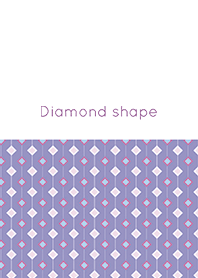 Diamond shape / purple