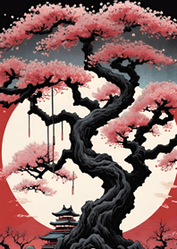 浮世繪 山海櫻花 wEVF