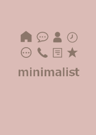 minimalist #pinkbeige brown