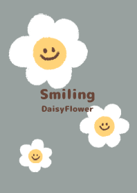 Smiling Daisy Flower  - Brown+ 02