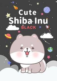misty cat-White Shiba Inu Galaxy black