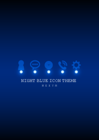 NIGHT BLUE ICON THEME -MEKYM-