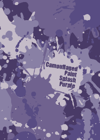 Camouflaged paint splash purple