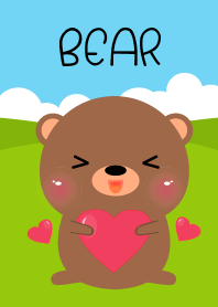 Love Cute Brown Bear Theme