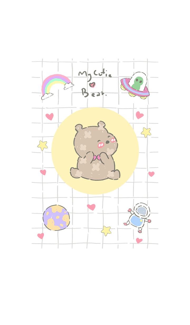 my cutie bear in space2