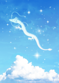 Good luck! blue sky&white dragon