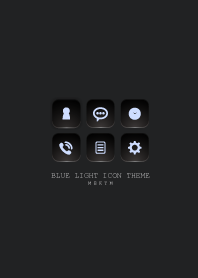 BLACK - BLUE LIGHT ICON THEME SWITCH 33