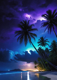 Dark night sky - Seaside 6c1FF0