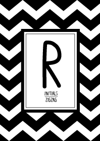 Initials Zigzag -R-joc