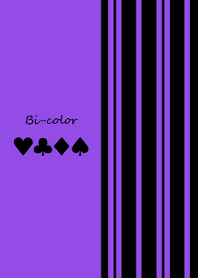Bi-color -Purple stripe-