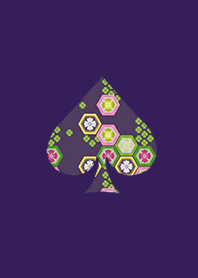 和柄パープルスペード