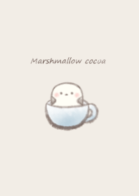 Marshmallow cocoa Shimaenaga -blue-