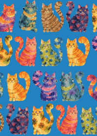 Amusing Cats03 blue