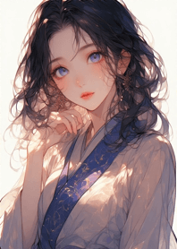 Comfortable sunny day - cute girl 18ad