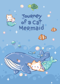 ธีมไลน์ Journey of a Cat Mermaid