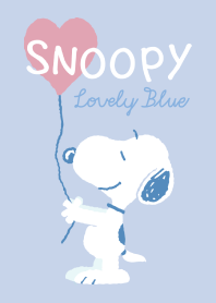 ธีมไลน์ Snoopy Lovely Blue