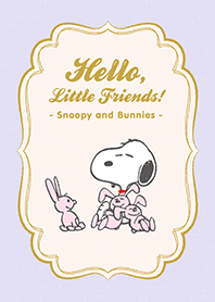 ธีมไลน์ Snoopy & Bunnies