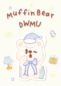 ธีมไลน์ Muffin Bear : Don't Wake Me Up!