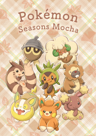 ธีมไลน์ Pokémon Seasons Mocha