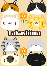 ธีมไลน์ Takashima Scandinavian cute cat