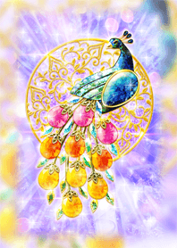 ธีมไลน์ Peacock jewelry that attracts fortune