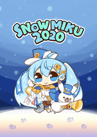 ธีมไลน์ SNOW MIKU 2020