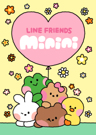 ธีมไลน์ LINE FRIENDS minini
