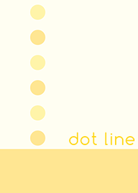 ธีมไลน์ dot line*yellow