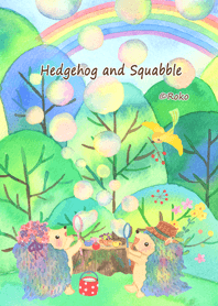 ธีมไลน์ Hedgehog and Squabble