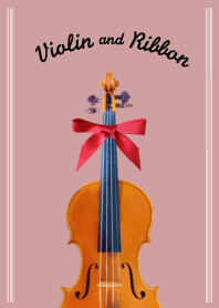 ธีมไลน์ Violin and Ribbon