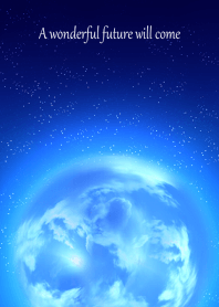 ธีมไลน์ Blue Miracle Earth