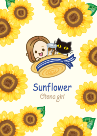 ธีมไลน์ Sunflower OTONA_girl