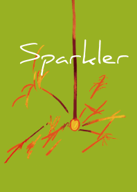 ธีมไลน์ เหลือง เขียว : Sparkler